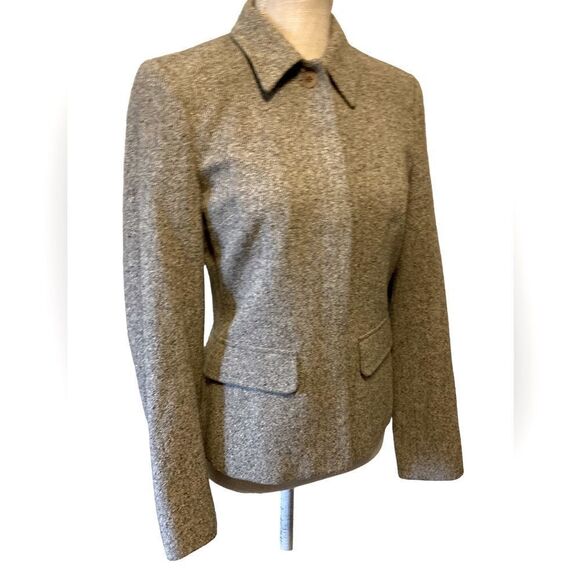 Nine West Silk Gray Blazer Jacket - Picture 3 of 7